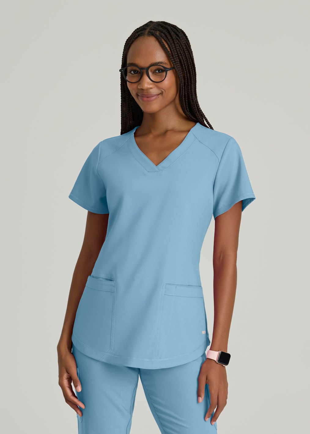 3-Pocket V-Neck Top