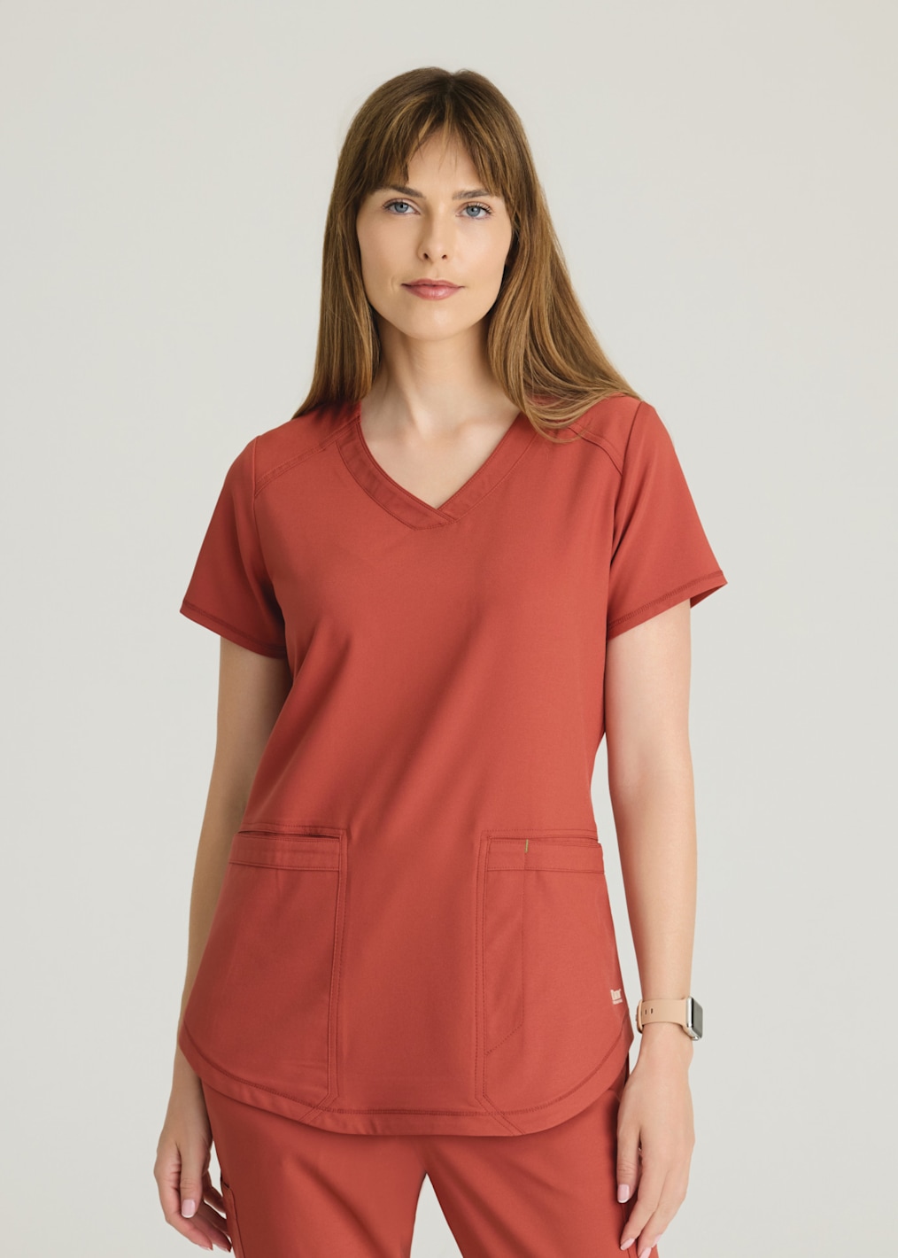 Ready to Work 1-Pocket Tuck-In Scrub Top