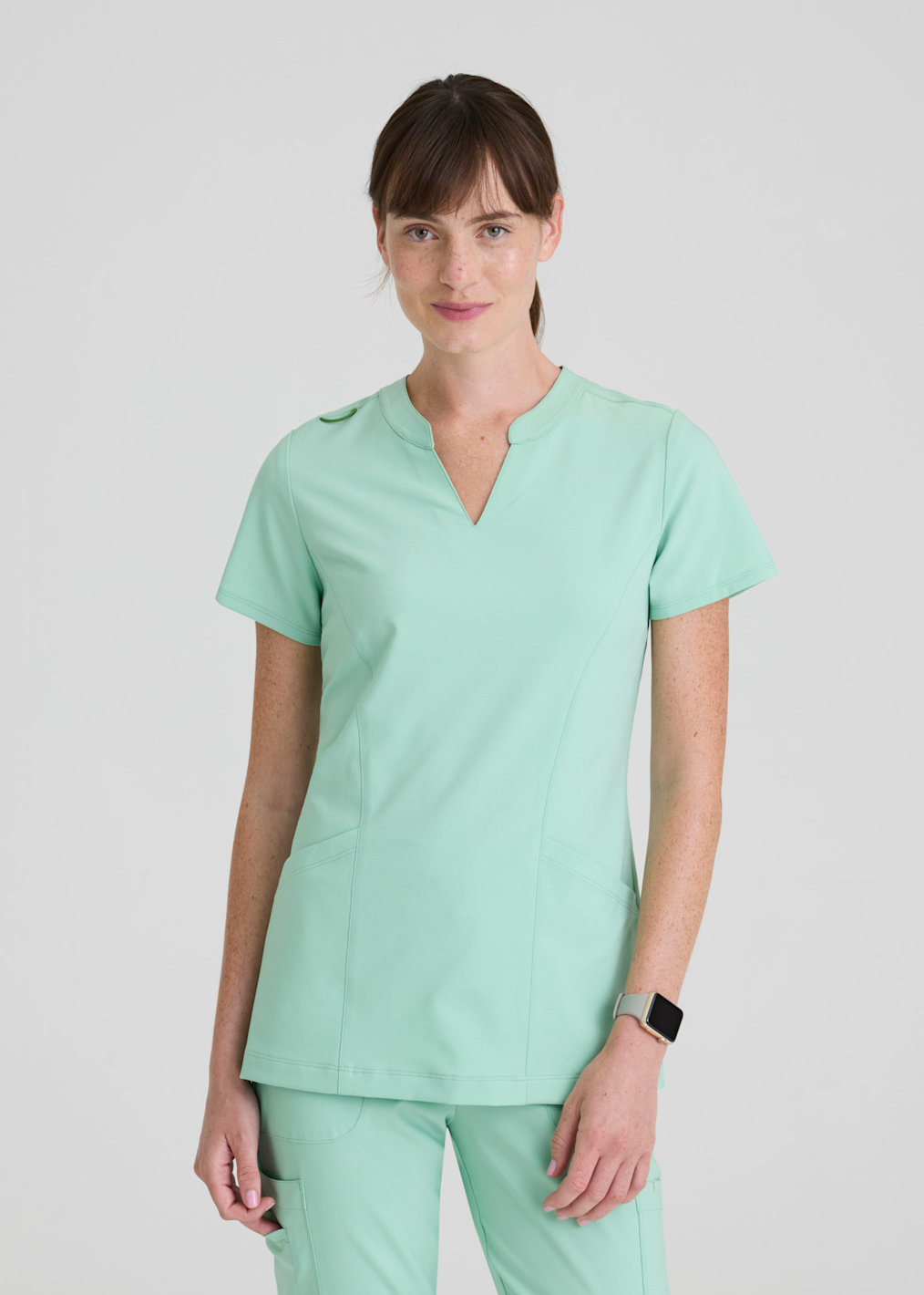Emma 4 Pocket V-Neck Scrubs Top