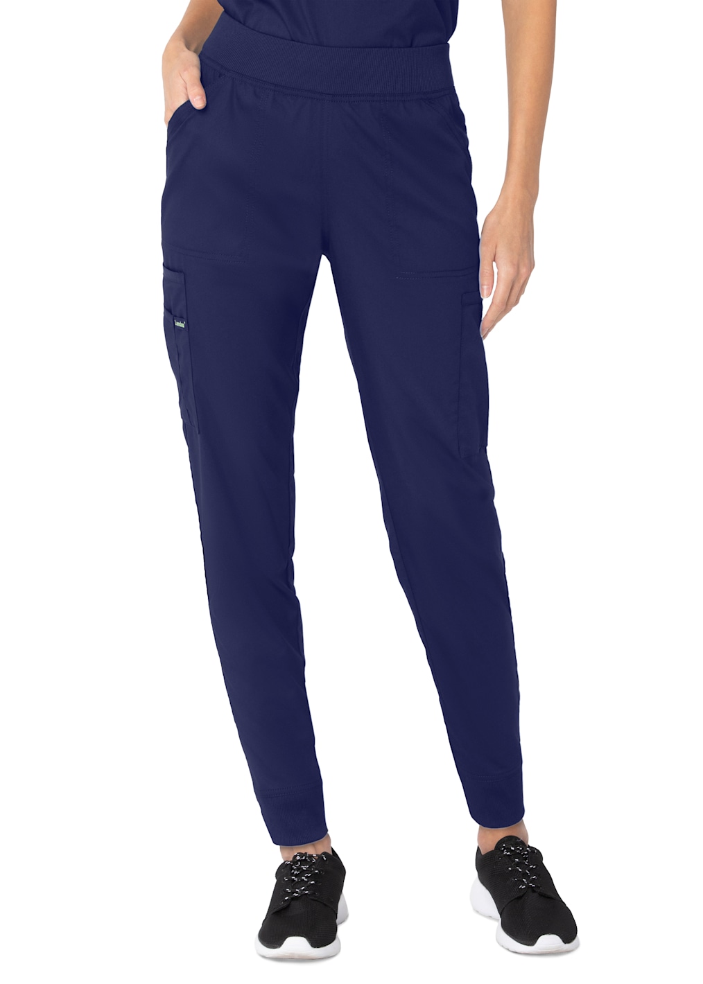 7-Pocket Rib Knit Waistband Cargo Jogger