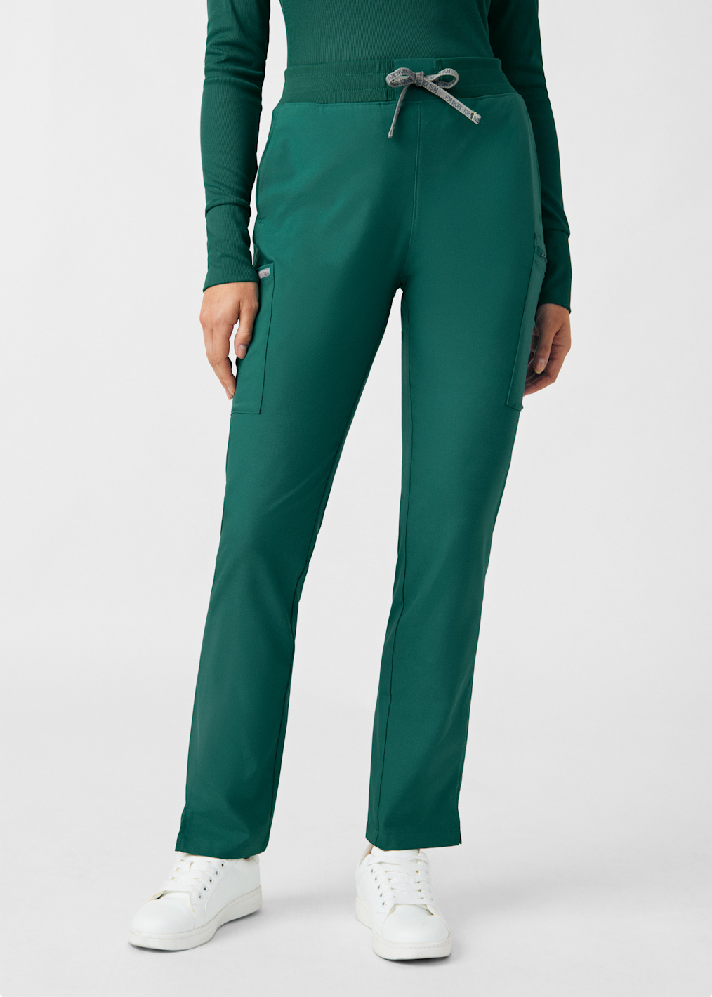 Straight Leg Drawstring Cargo Pants