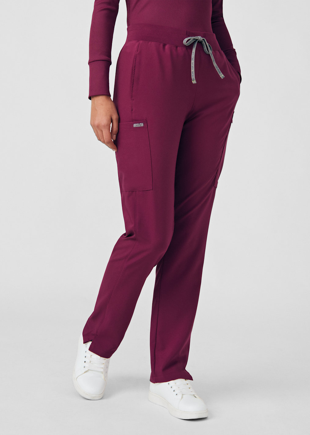 Rib Crewneck Long Sleeve Tee