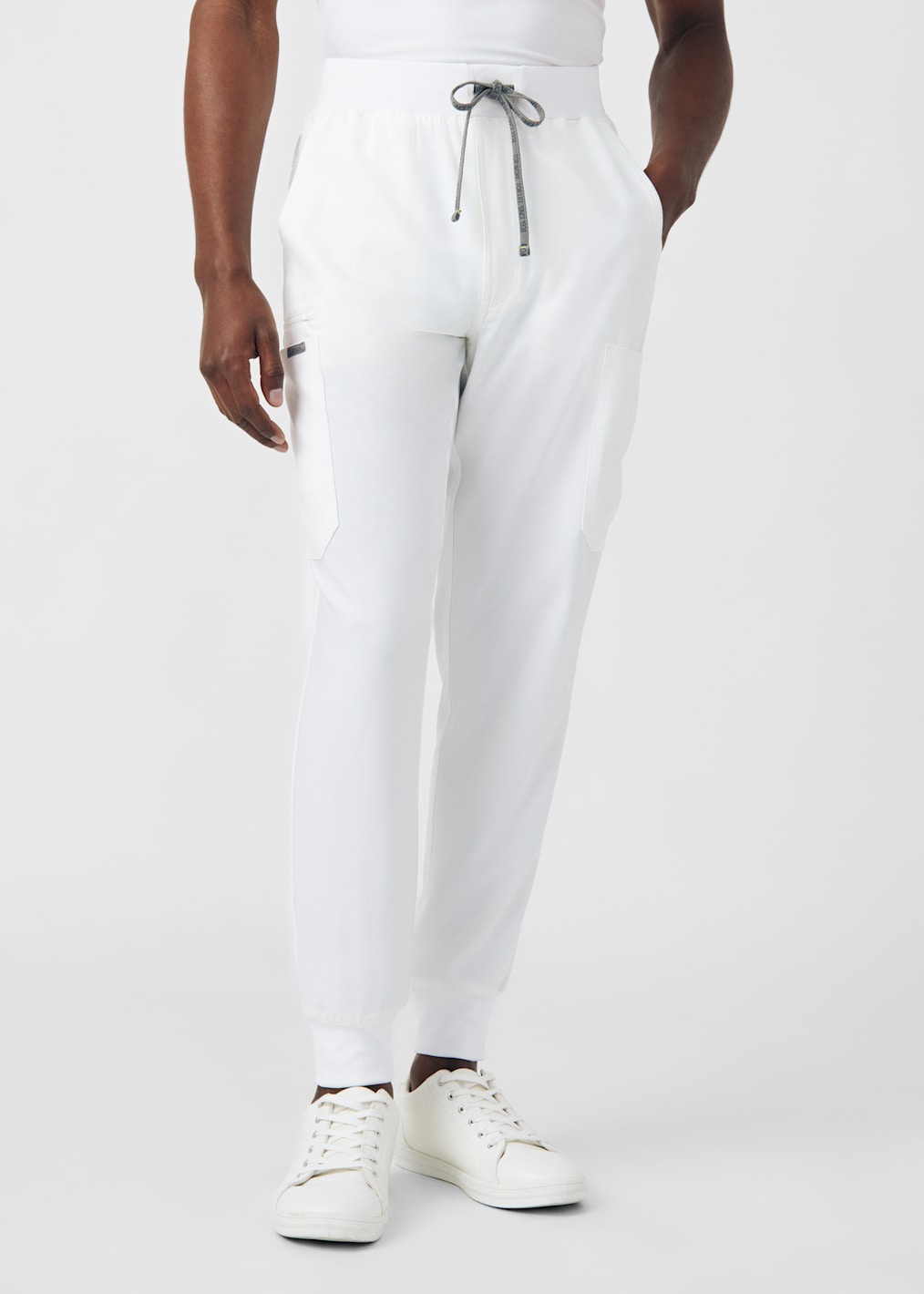 Men's 5 Pocket Zip-Front Collared Top