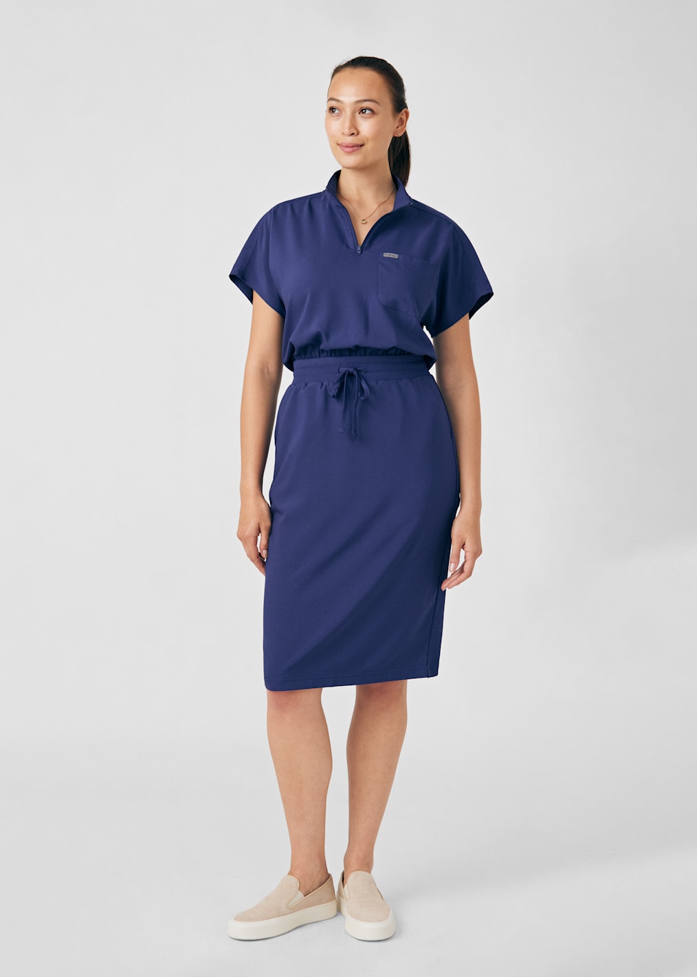 5-Pocket Elastic Waist Skirt