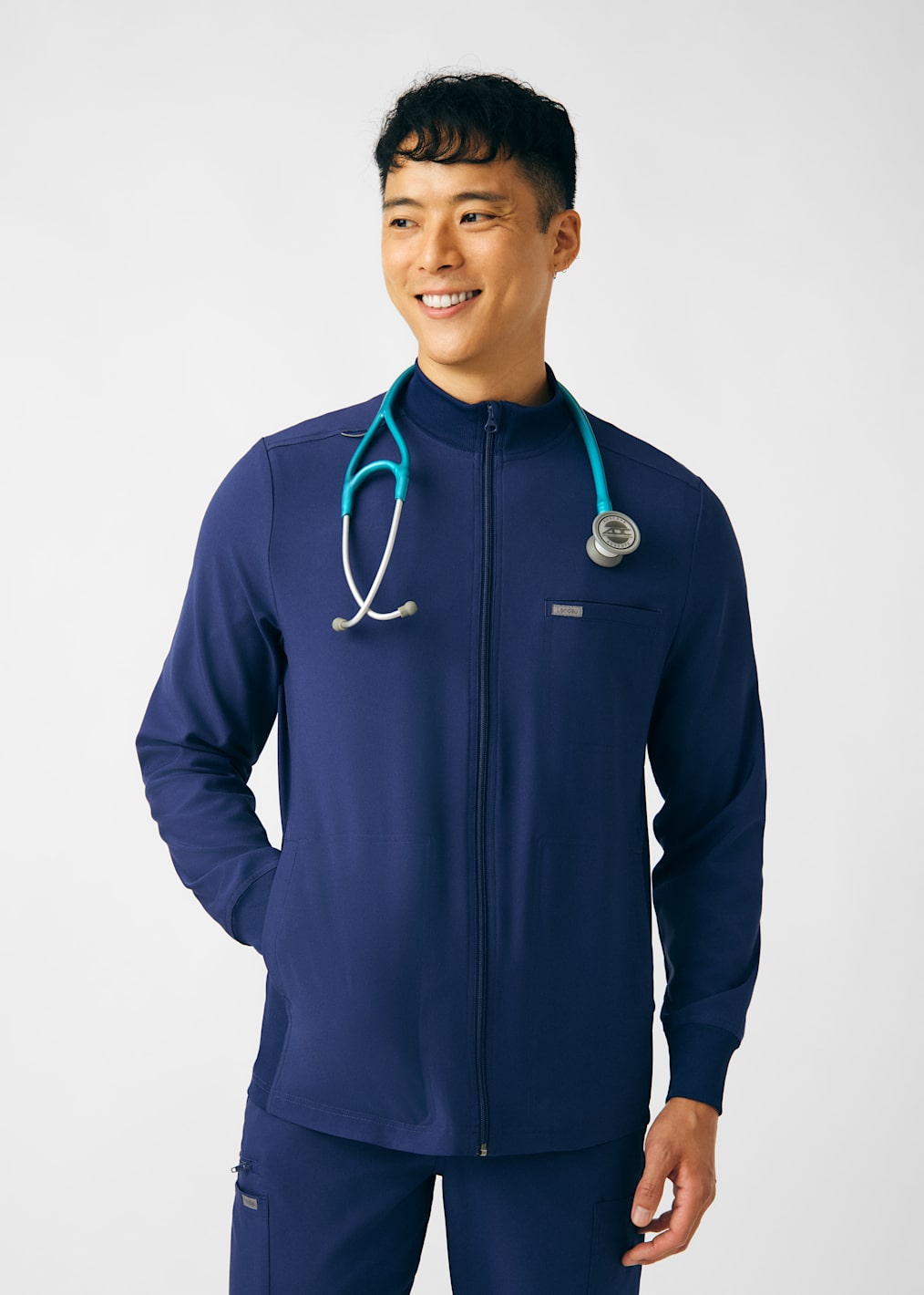 4-Pocket V-Neck Men's Top