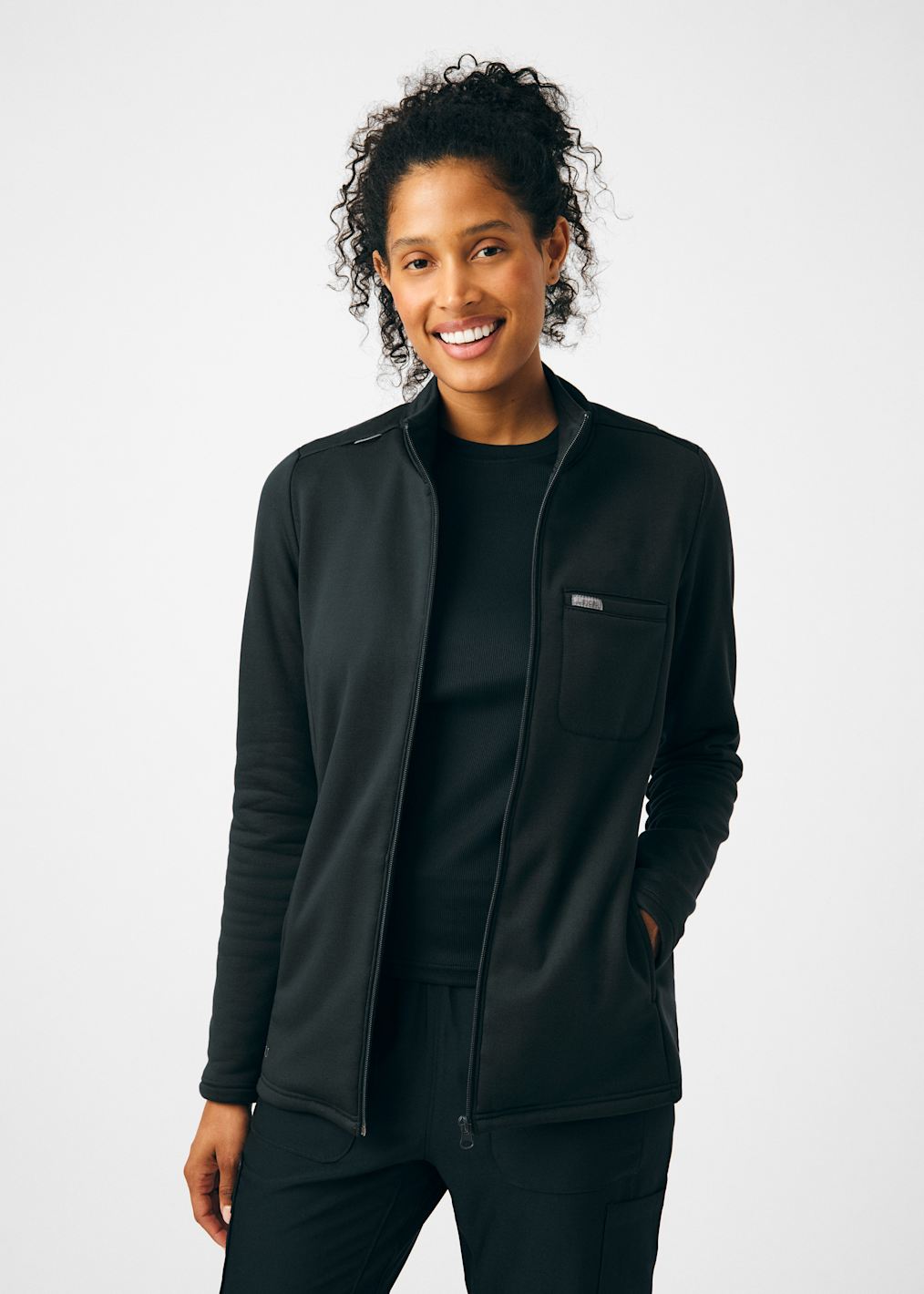 3-Pocket Zip-Front Jacket