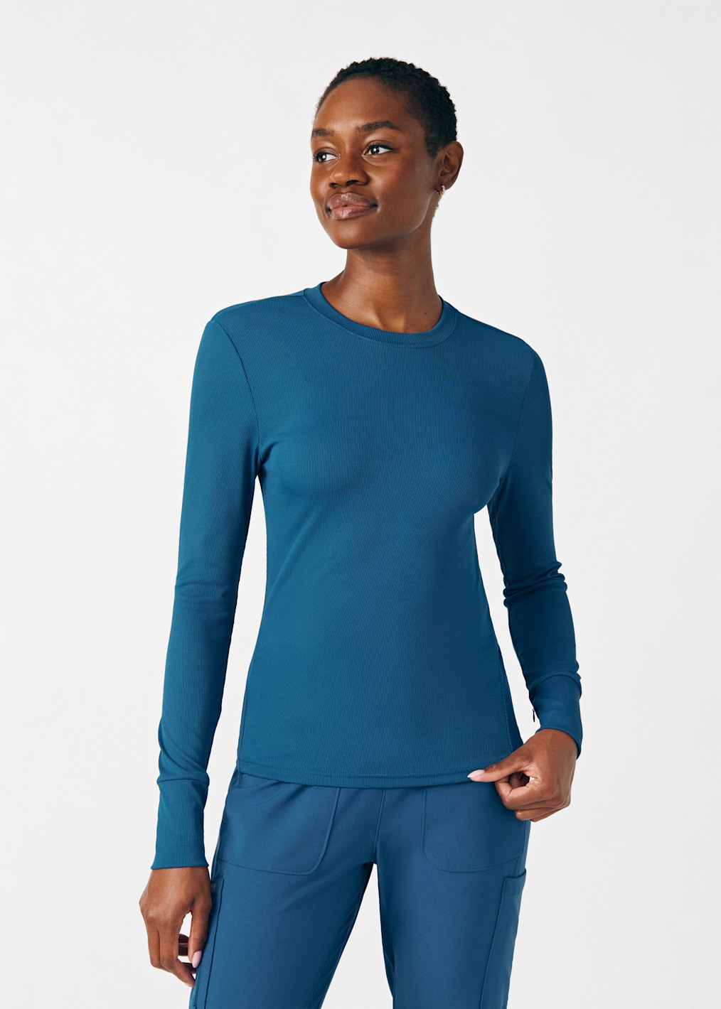 8-Pocket Rib knit Waistband Cargo Jogger