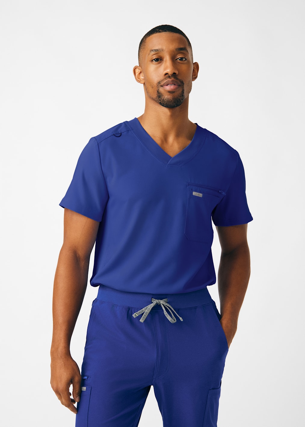 7-Pocket Rib Knit Waistband Men's Cargo Jogger