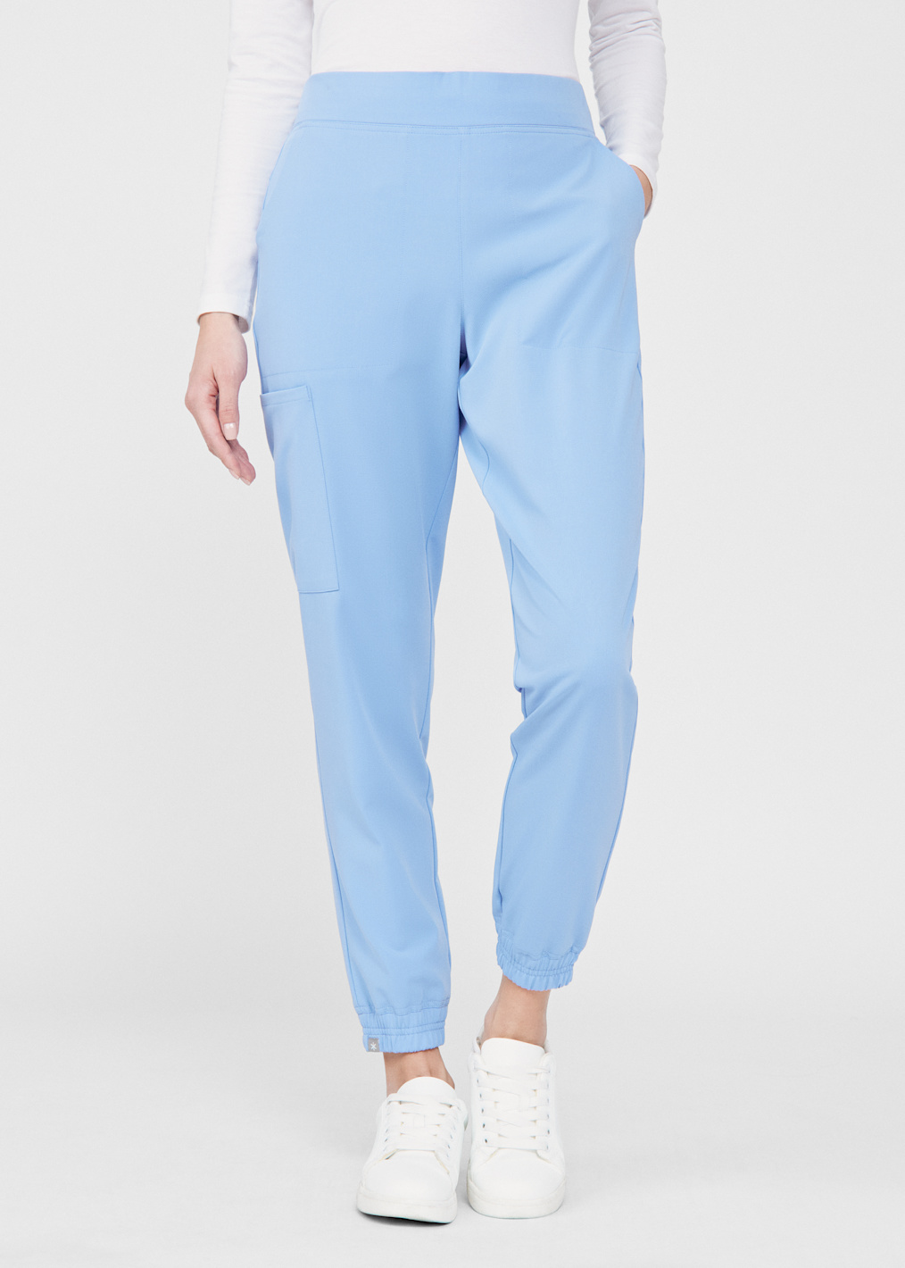 5-Pocket Elastic Waistband Cargo Jogger