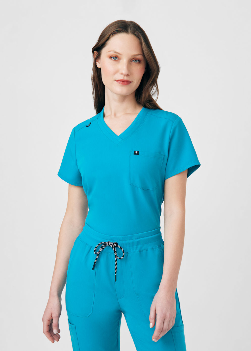 Kindheart  2-Pocket V-Neck Top