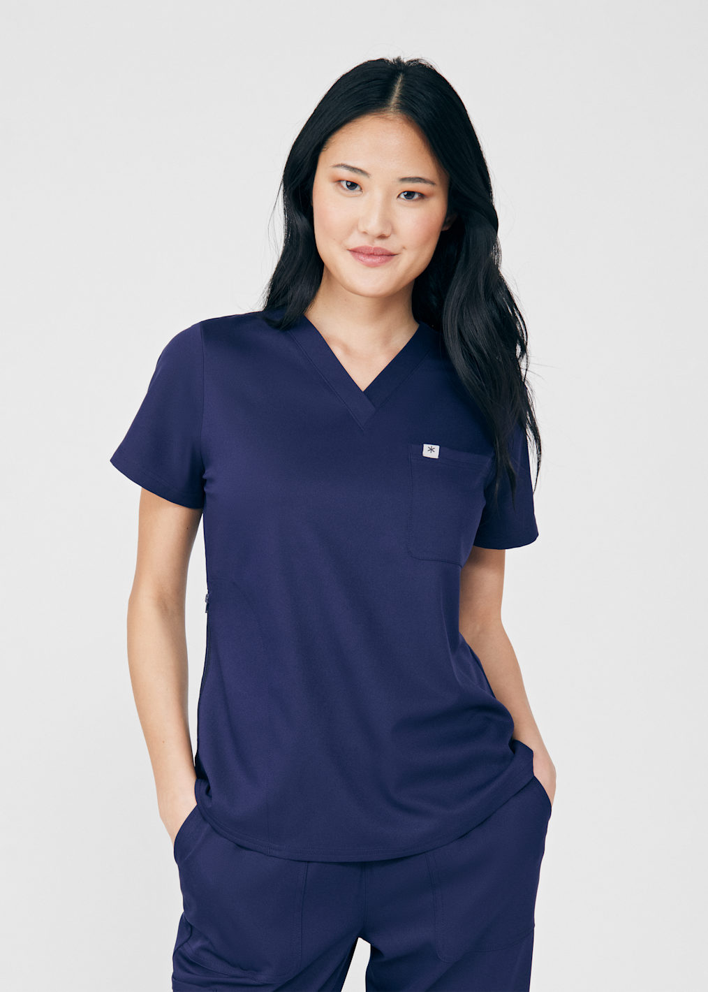 Enchanting 3-Pocket V-Neck Top