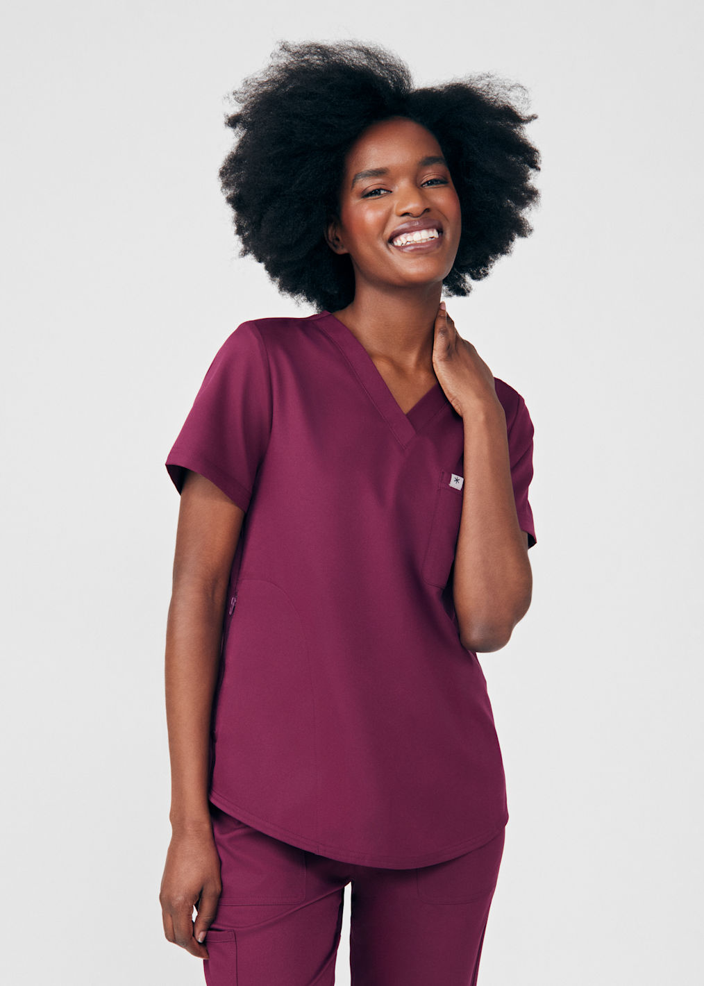 Enchanting 3-Pocket V-Neck Top