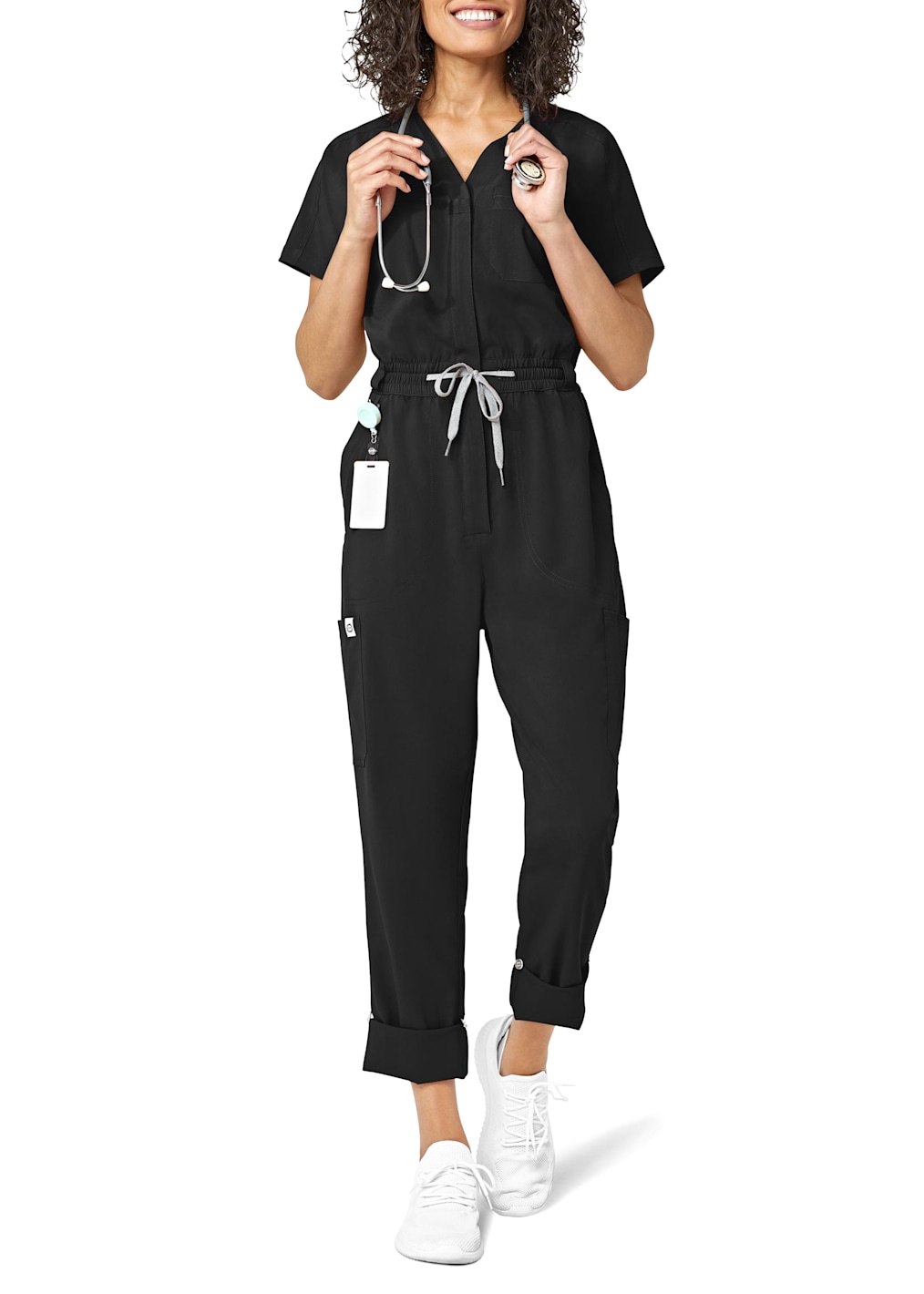 Lucky 7-Pocket Zip Front Jumpsuit