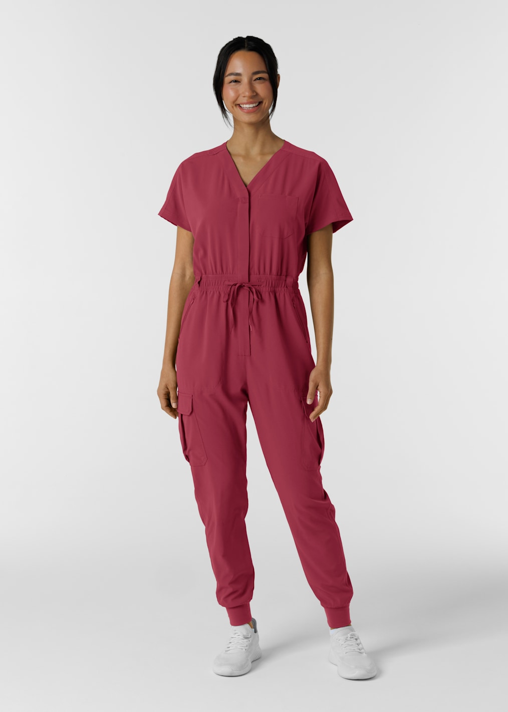 8-Pocket Cargo Jumpsuit