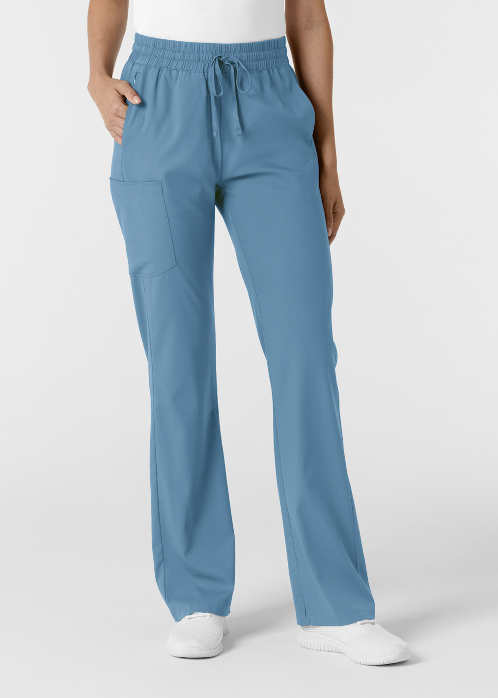 1-Pocket Henley Neck Tuck-In Top