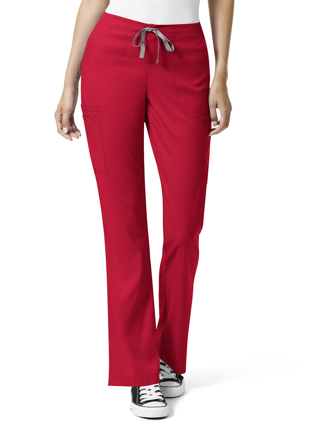 Drawstring Waist Cargo Pants