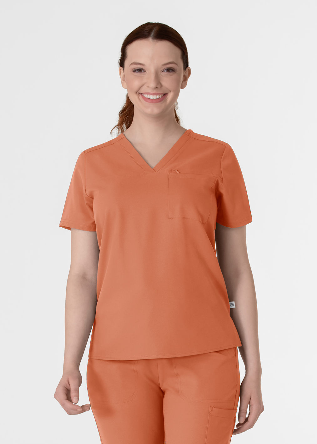 5-Pocket High V-neck Top