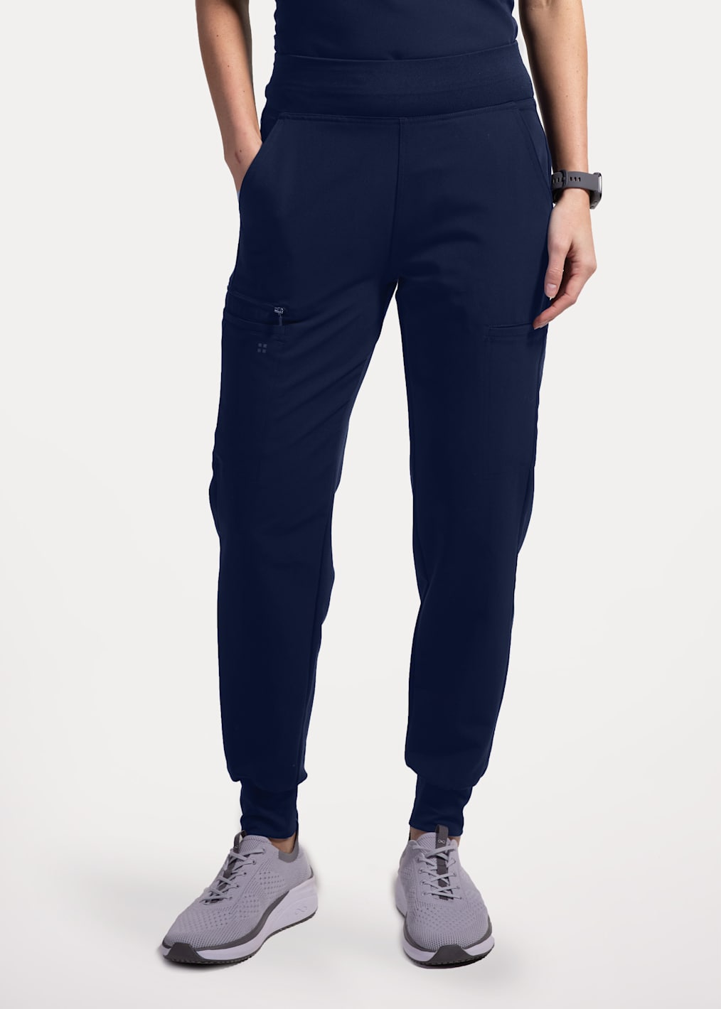 6-Pocket High Waist Jersey Band Cargo Jogger