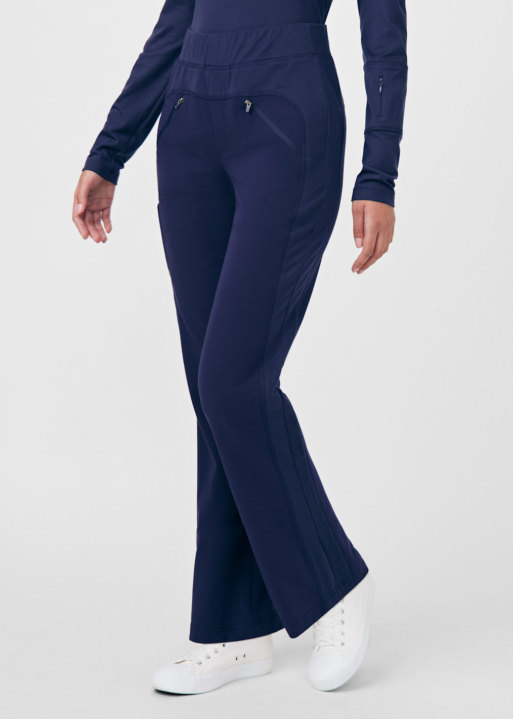 1-Pocket V-Neck Top