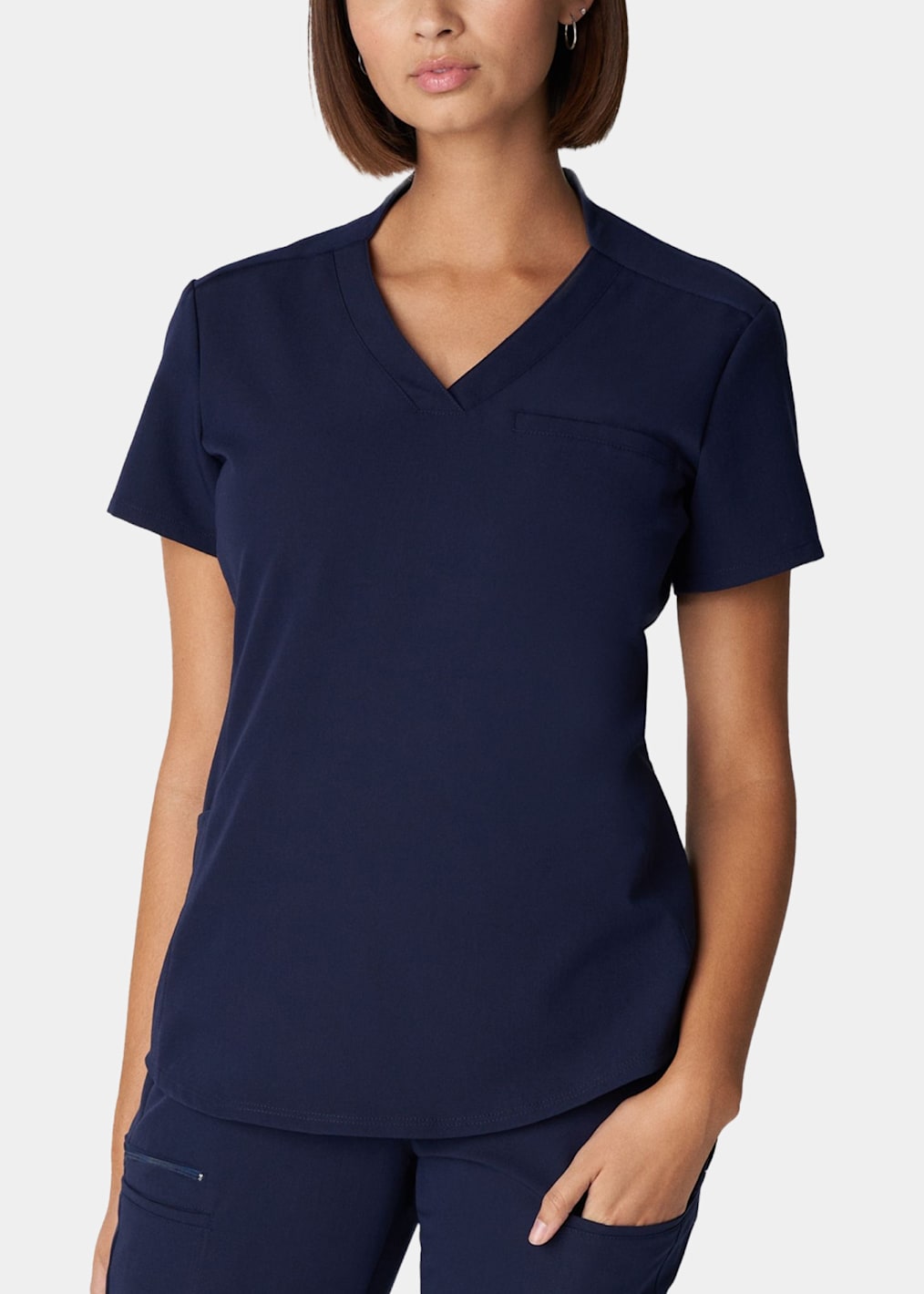 2 Pocket V-Neck Top