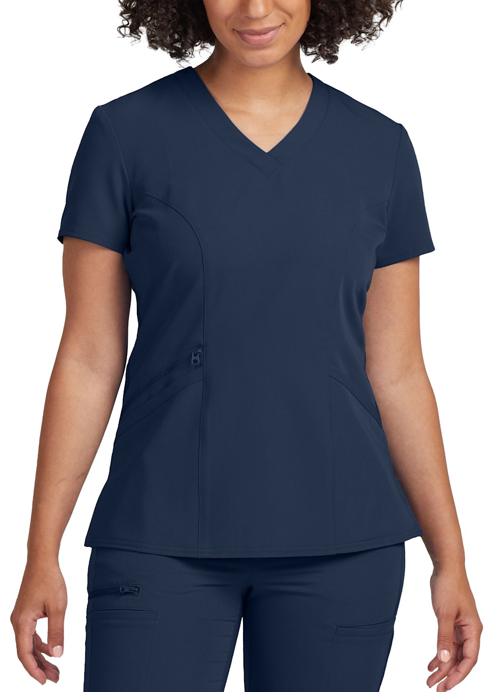 One Pocket V-Neck Scrub Top