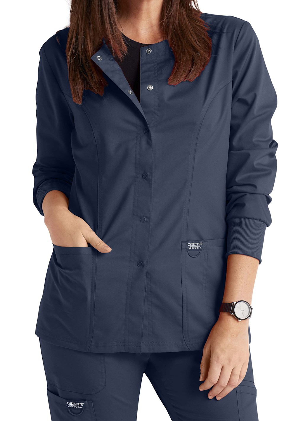 Snap Front Warm Up Jacket
