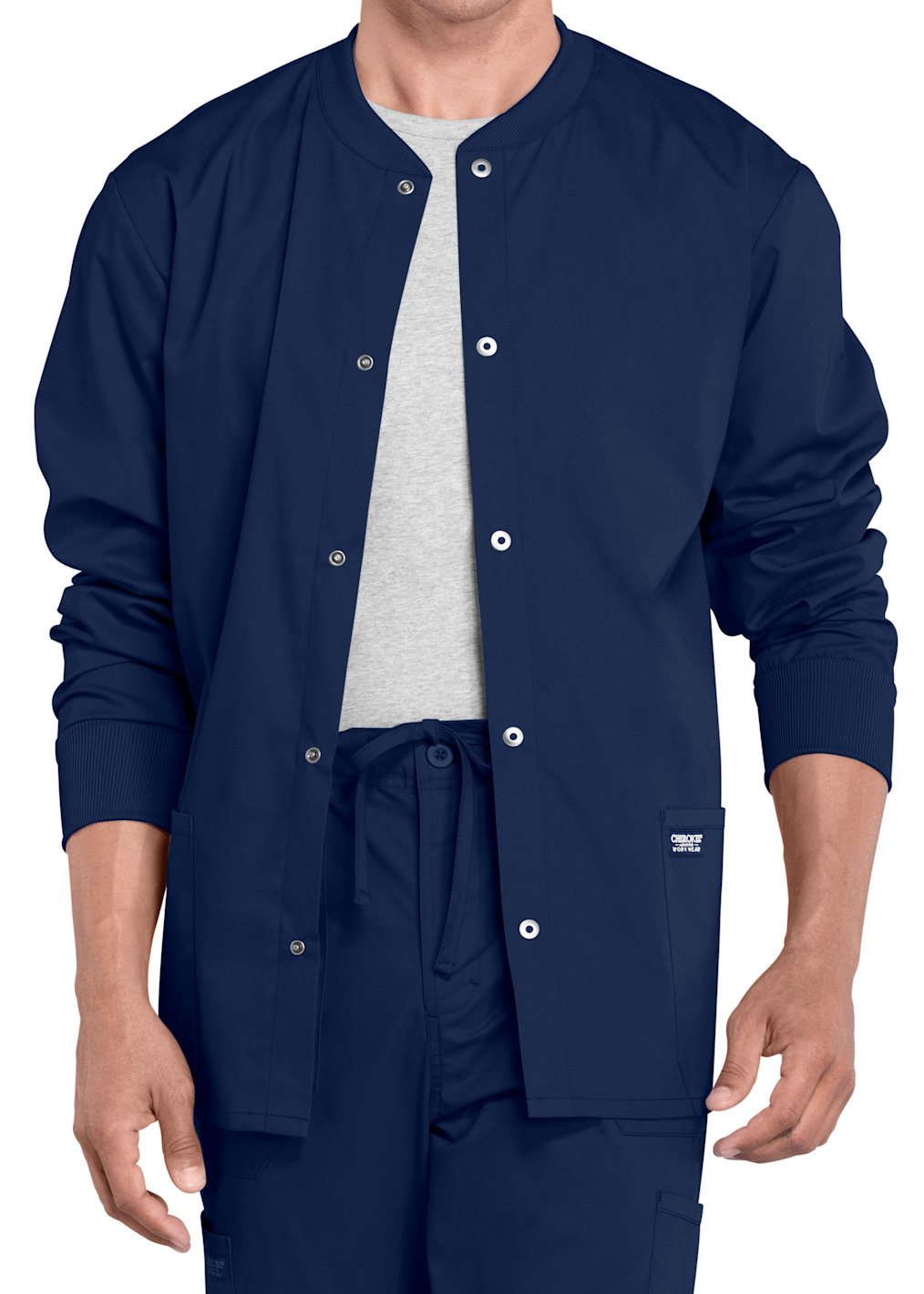 Full Zip Jacket with Chest Pocket