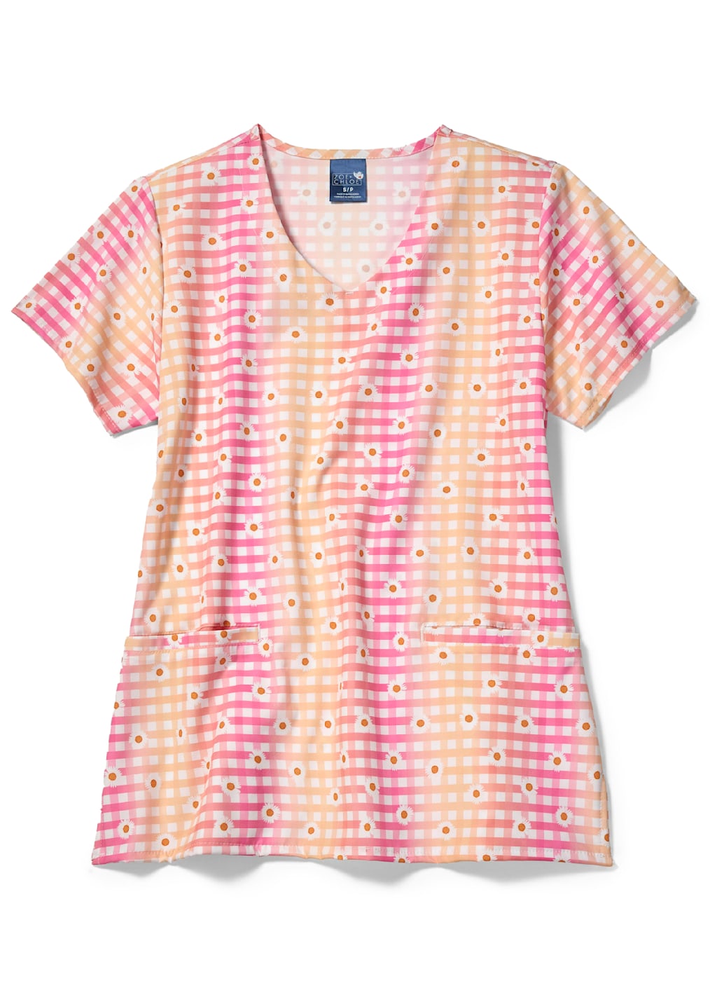 Happy Trail V-Neck Print Top