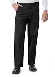 Carhartt Men's Ripstop Multi-Cargo Scrub Pant, Black, L