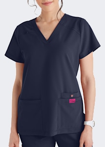 Betsey Johnson Women's Ivy Scrub Top B112PR Betsey Johnson Women's Ivy Scrub Top B112PR