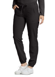 White Cross Fit Drawstring Jogger Scrub Pant | Scrubs & Beyond