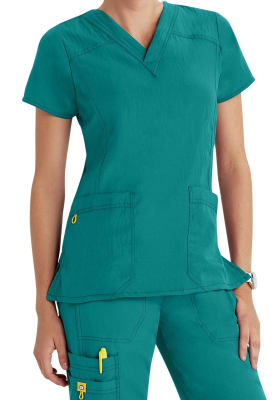 Wonderwink Four Stretch V Neck Scrub Tops Scrubs Beyond