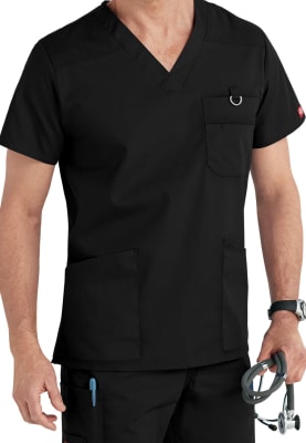 Dickies EDS Signature Men's V-neck Scrub Top (81906) - ScrubsRoom