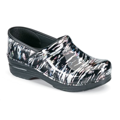 dansko grey paisley patent