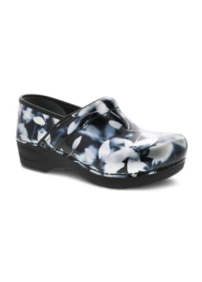 floral nursing clogs