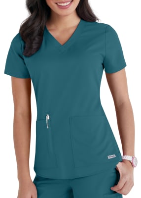 HH Works Monica 4 Pocket V-Neck Scrub Top