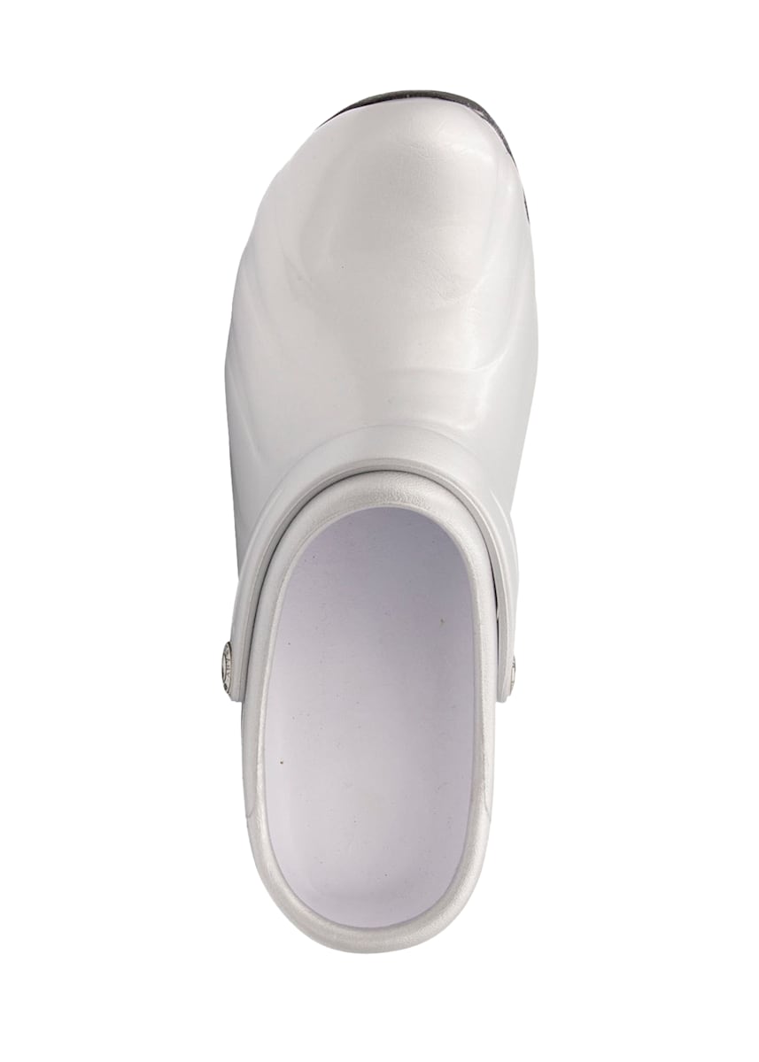 anywear white clogs