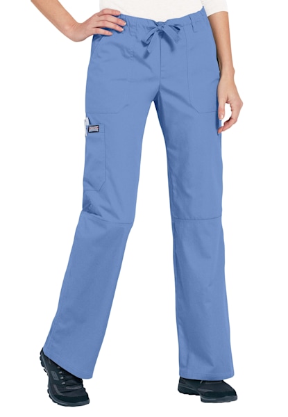 Cherokee Workwear Low Rise Drawstring Cargo Scrub Pants | Scrubs & Beyond