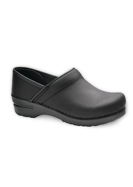 Dansko Professional Black Oiled Nursing Clogs| Scrubs & Beyond