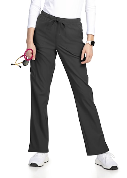 Straight Leg Drawstring Scrub Pants 