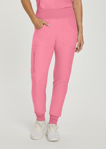 7-Pocket Rib Knit Waistband Cargo Jogger | Scrubs & Beyond