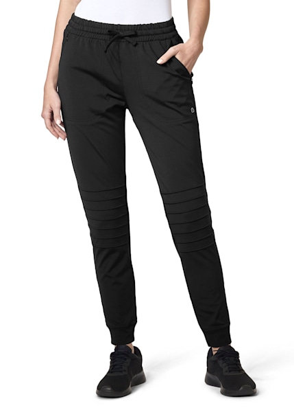 WonderWink Moto Pintuck Jogger Scrub 