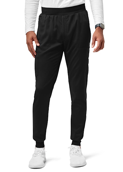 10-Pocket Rib Waistband Cargo Jogger | Scrubs & Beyond