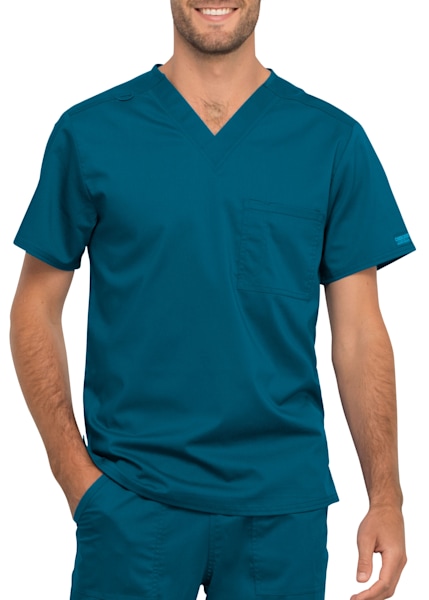 Cherokee Workwear Revolution Unisex V-Neck Scrub Top | Scrubs & Beyond