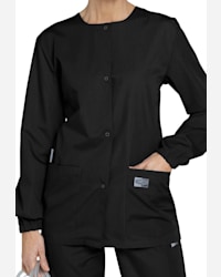 ScrubZone Women's 3 Pocket Jacket With Knit Cuffs #70227