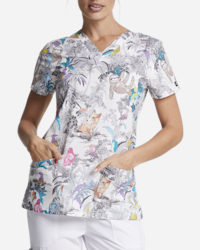 Yeti Set Go V-Neck Print Top