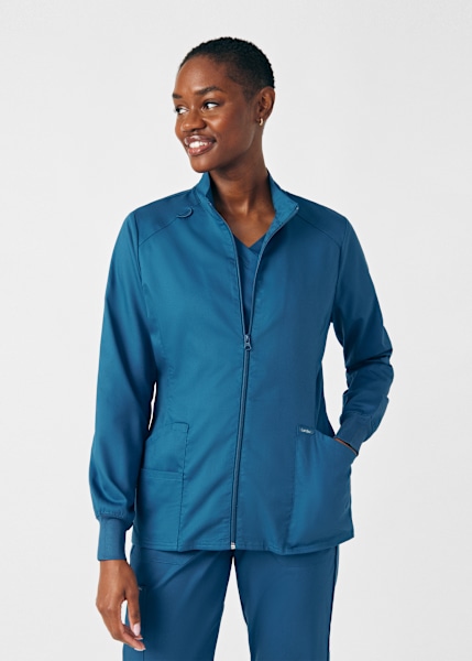 3-Pocket Zip-Front Jacket | Scrubs & Beyond