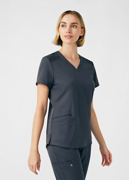 grey scrub dress Women's Medical Scrub Dress | Pewter
