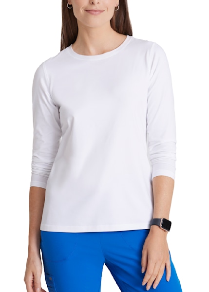 Scrubmates Long Sleeve Under Scrub V-Neck Shirt for Women with Zippere –  SCRUBMATES