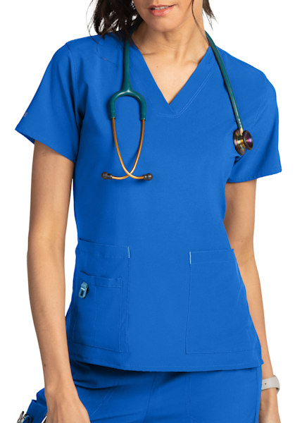 Royal Blue Scrub Suit Set